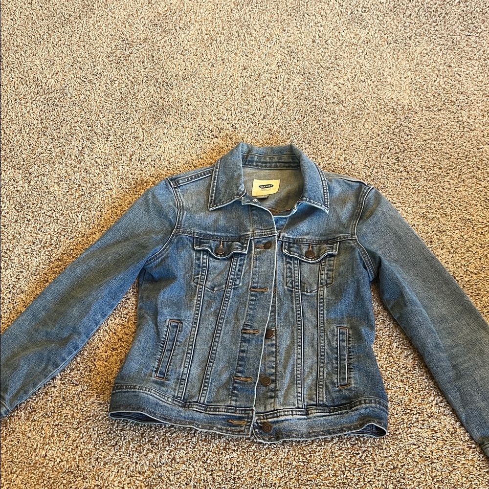 Old Navy Classic Blue Denim Jean Jacket size Small